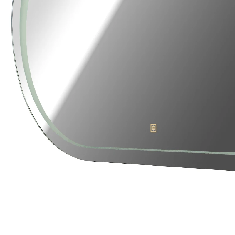 HOMCOM LUSTRO ŁAZIENKOWE PODŚWIETLANE LED 48W OWALNE 105x60CM