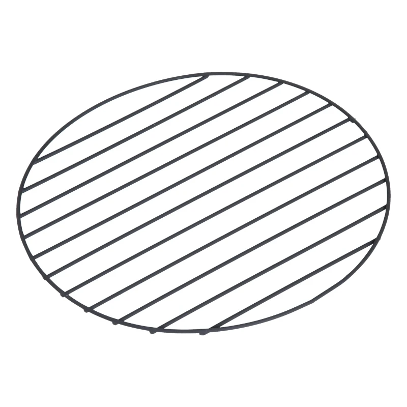 Outsunny PALENISKO OGRODOWE Z POKRYWĄ OGNISKO DO GRILLA 55cm