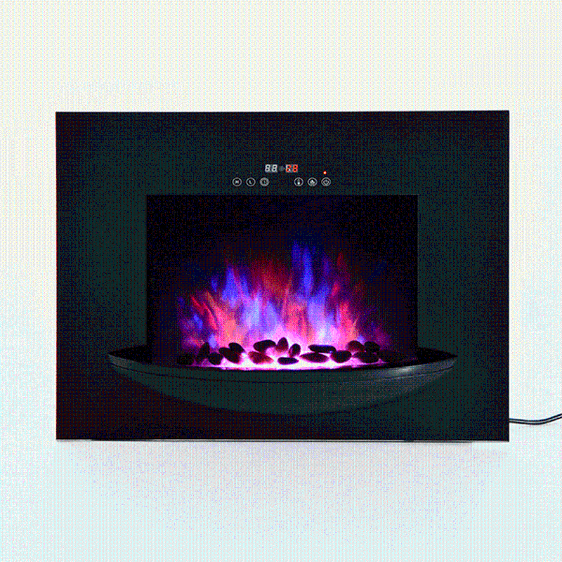 HOMCOM Kominek Elektryczny Led 1800w 7 Kolorów