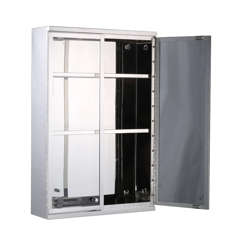 HOMCOM SZAFKA WISZĄCA SZAFKA LUSTRZANA, SZAFKA ŚCIENNA