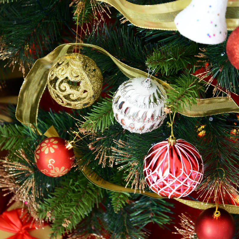 HOMCOM® CHOINKA 180 cm JODŁA 200 LED 616 GAŁĘZI