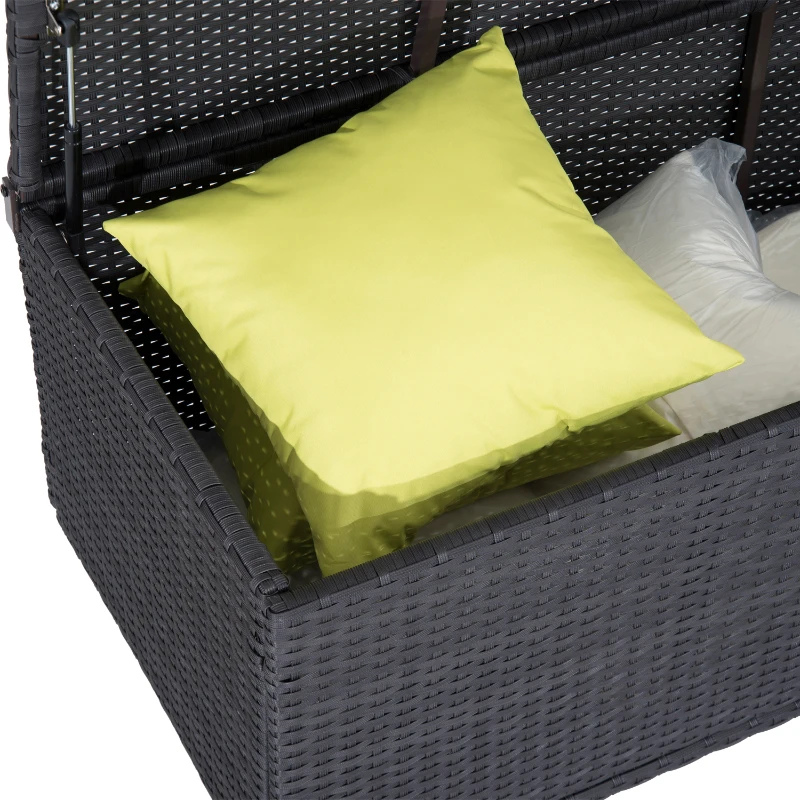 Outsunny SKRZYNIA OGRODOWA KUFER POLIRATTAN