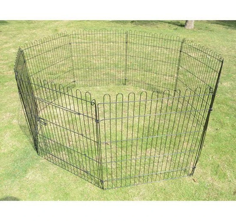 PawHut® Kojec Hodowlany Metalowy Klatka 71x76cm