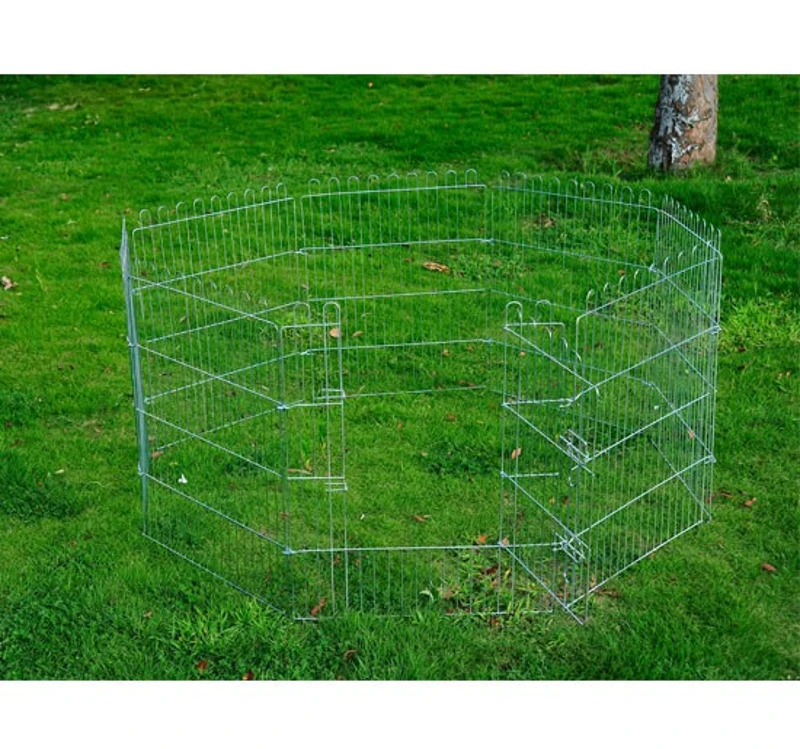 PawHut® Kojec Hodowlany Metalowy Klatka 71x91 cm