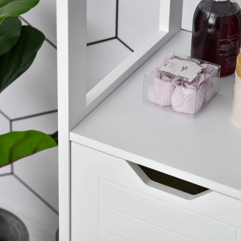 Regał łazienkowy Szafka łazienkowa Szafka kuchenna z szufladami otwarte półki MDF