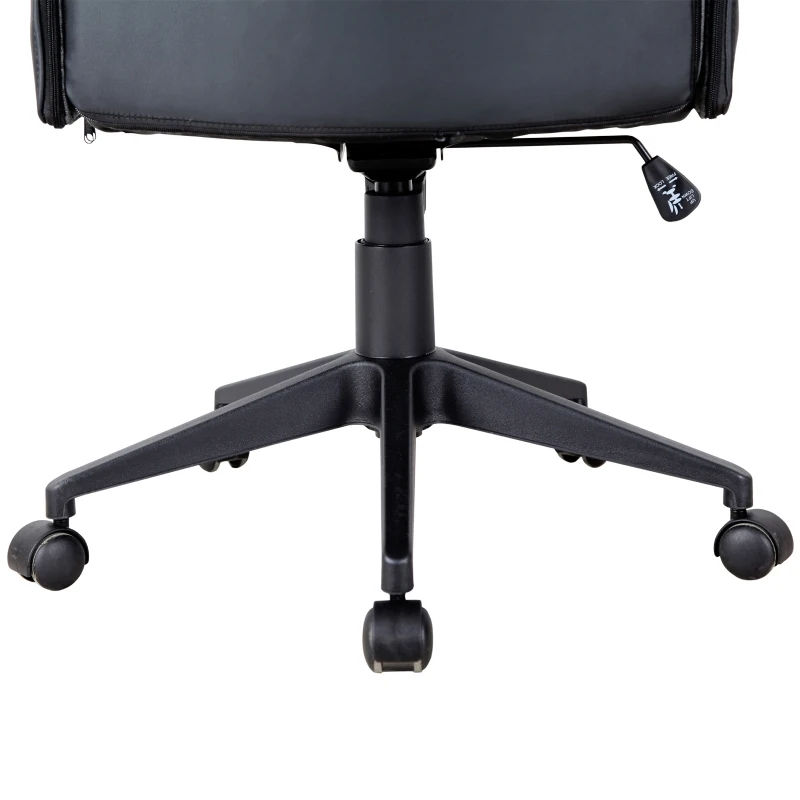 Vinsetto® FOTEL BIUROWY OBROTOWY KOMPUTEROWY REGULACJA WYSOKOŚCI FUNKCJA BUJANIA lniany szary 63 x 67 x 93-102 cm