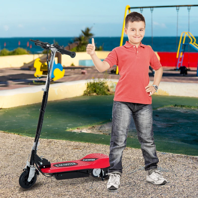 HOMCOM SKŁADANA HULAJNOGA ELEKTRYCZNA 120 W czerwona