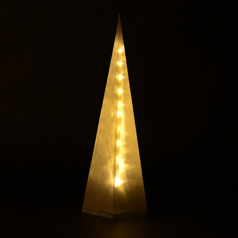 HOMCOM PIRAMIDA LED LAMPA OŚWIETLENIE  60 CM