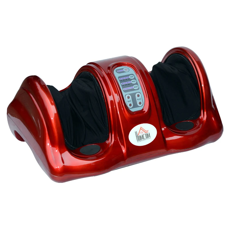 HOMCOM MASAŻER DO STÓP ELEKTRYCZNY Z PILOTEM czerwony
