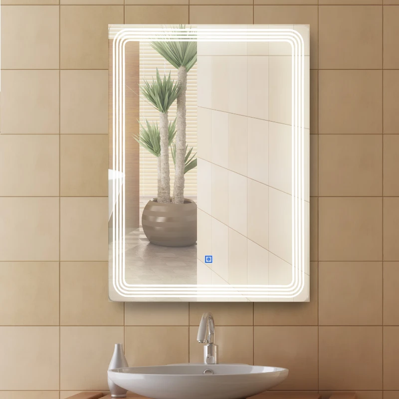 HOMCOM LUSTRO ŁAZIENKOWE PODŚWIETLANE LED 39W