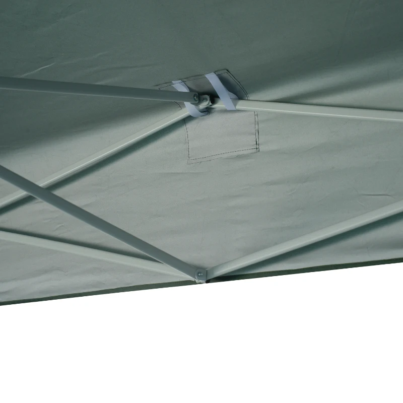 Outsunny PAWILON OGRODOWY IMPREZOWY NAMIOT 3x4.5M METAL zielony