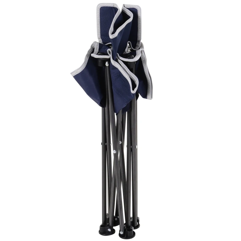 Outsunny® Meble Kempingowe 5-Częściowe Stół + 4 Krzesła Torba Transportowa Stal Oxford