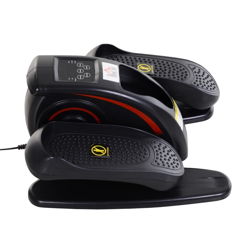 Mini stepper stepper skrętny urządzenie do treningu fitness w domu regulowana prędkość czarny