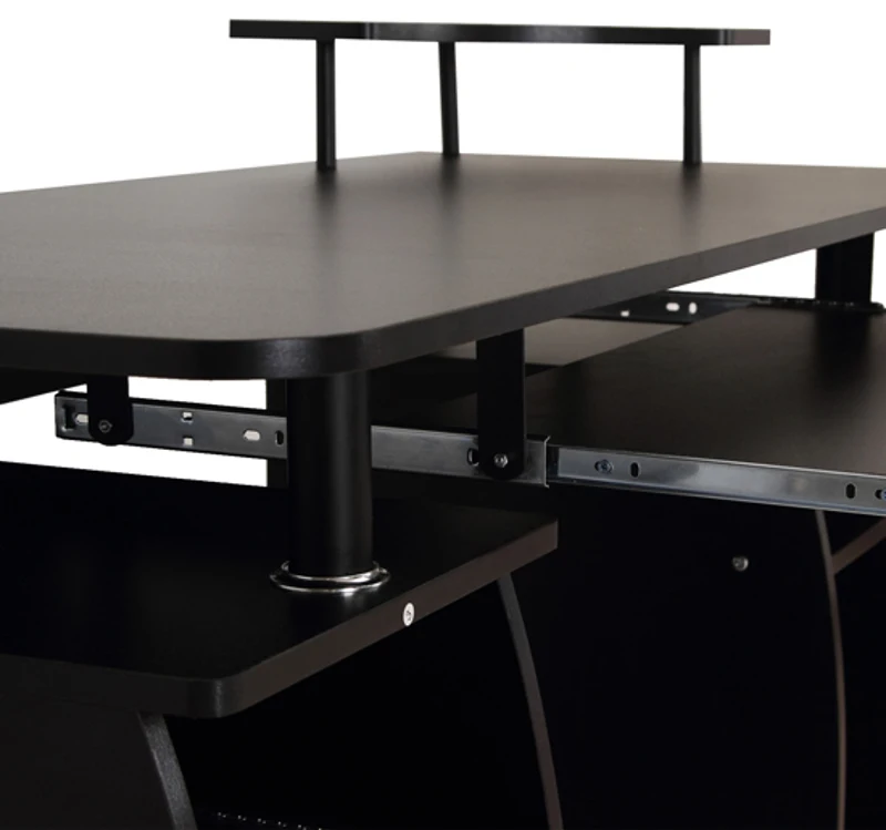 HOMCOM BIURKO KOMPUTEROWE BIUROWE czarne