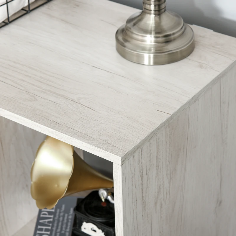 HOMCOM boekenkast, Staande kast, archiefkast, multifunctionele kast, donkergrijs, 80 x 40 x 120 cm