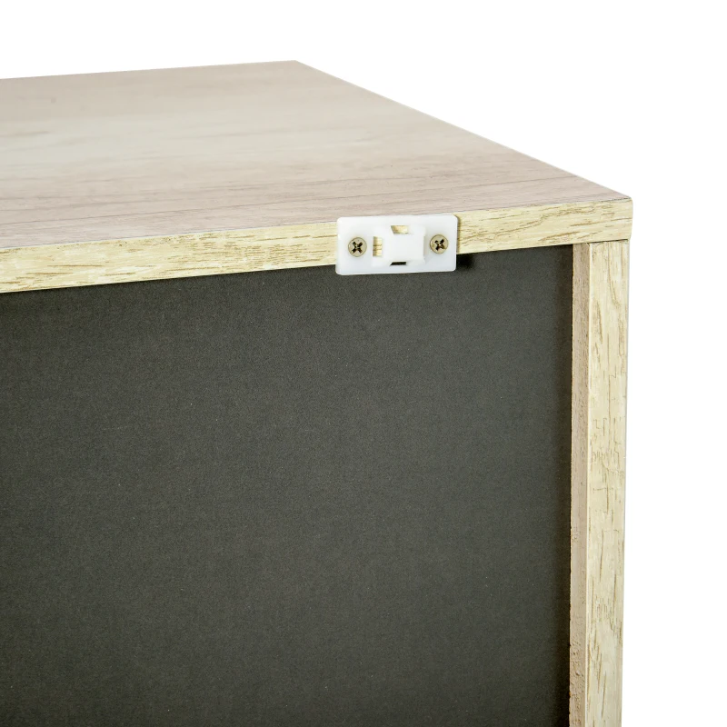 HOMCOM boekenkast, Staande kast, archiefkast, multifunctionele kast, donkergrijs, 80 x 40 x 120 cm