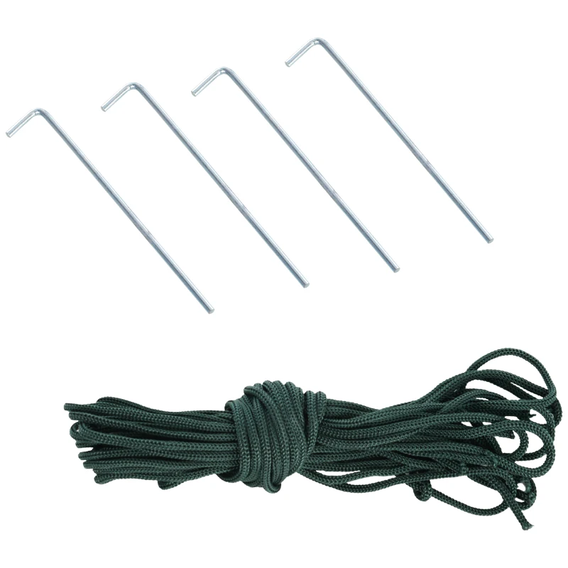 Outsunny Transparent Walk in Greenhouse, Steel Frame, L size