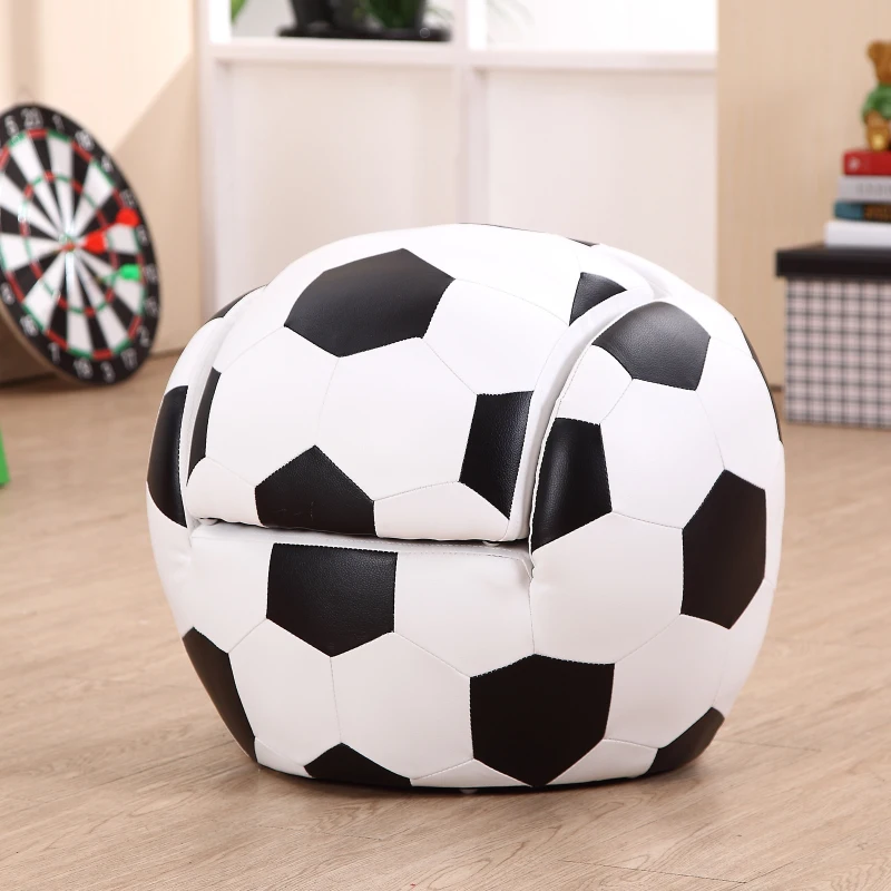 HOMCOM® kinderbank voetbal kinderstoel voetbal zitbank bank voor kinderen voetbalstoel