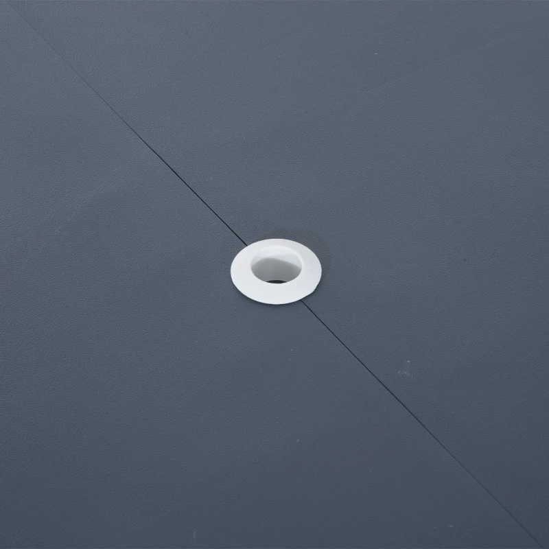 Alu campingtafel picknickbank zitgroep tuintafel 4 zitplaatsen inklapbaar donkergrijs