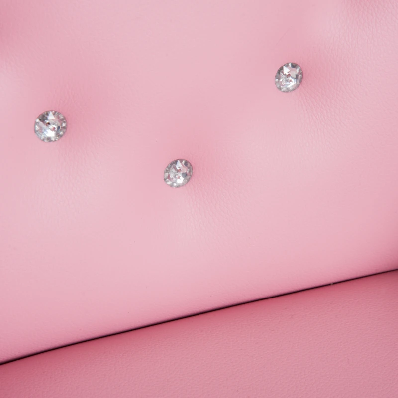 HOMCOM Kinderbank kinderstoel hartvormig prinses minibank kinderkamerbank met