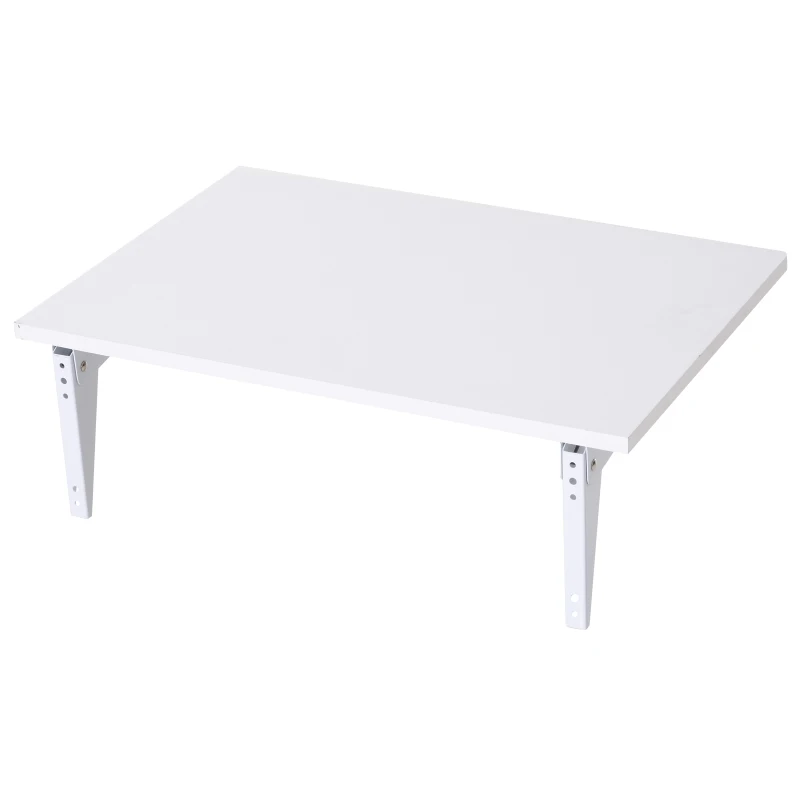 HOMCOM Wandtafel wandklaptafel keukentafel bureau eettafel kindermeubilair 2 kleuren