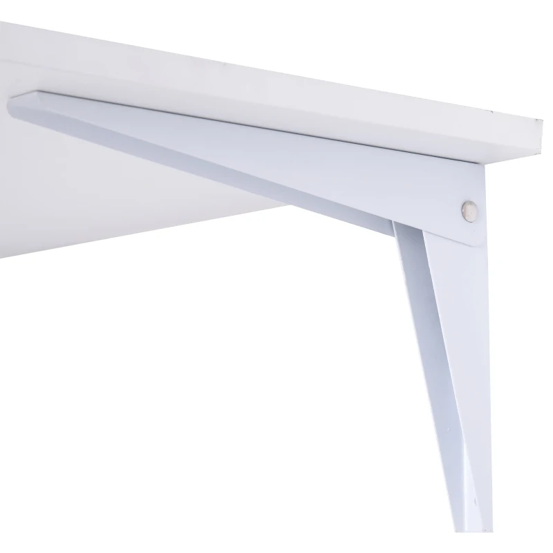 HOMCOM Wandtafel wandklaptafel keukentafel bureau eettafel kindermeubilair 2 kleuren