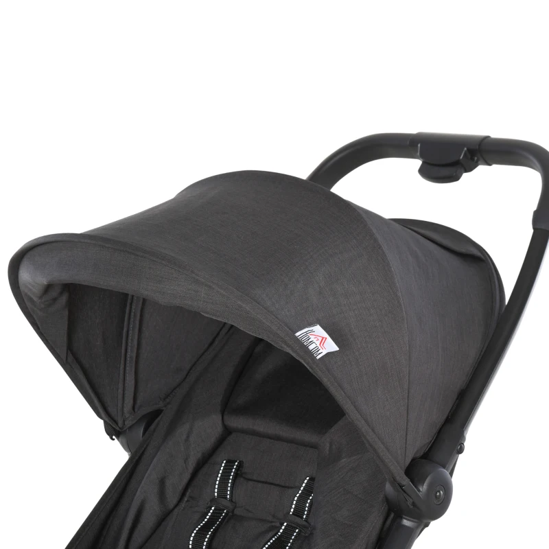HOMCOM kinderwagen inklapbare buggy babyzitje babybedje 0-36 maanden 88 x 42 x 105 cm