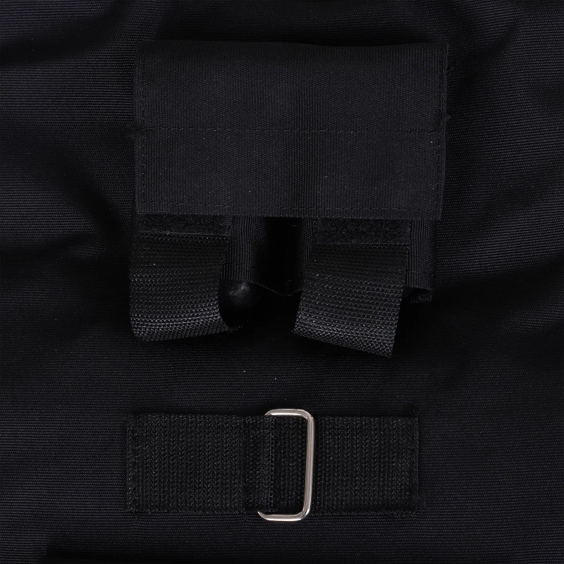 HOMCOM 30 kg trainingsvest, gewichtsvest, verstelbaar, krachttraining, fitness, Oxford, ijzer, zwart, 36 x 52 cm