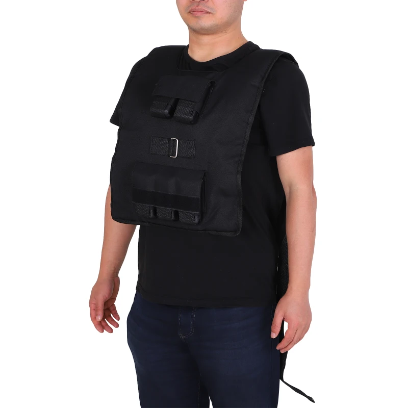 HOMCOM 15 kg trainingsvest, gewichtsvest, verstelbaar, krachttraining, fitness, Oxford, ijzer, zwart, 36 x 52 cm trainingsvest gewichtsvest krachttraining fitness Oxford ijzer zwart | Aosom.de