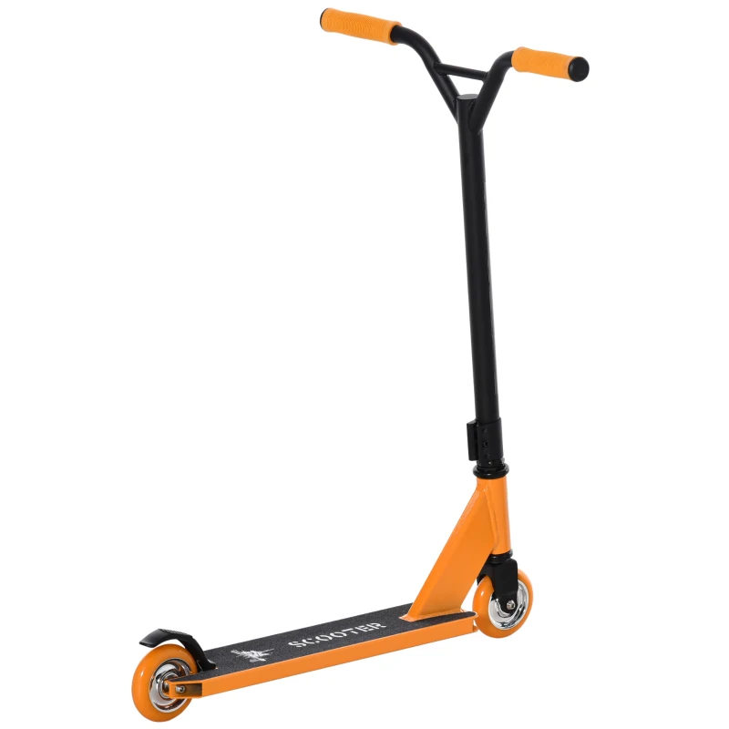 HOMCOM stuntstep kickstep aluminium oranje