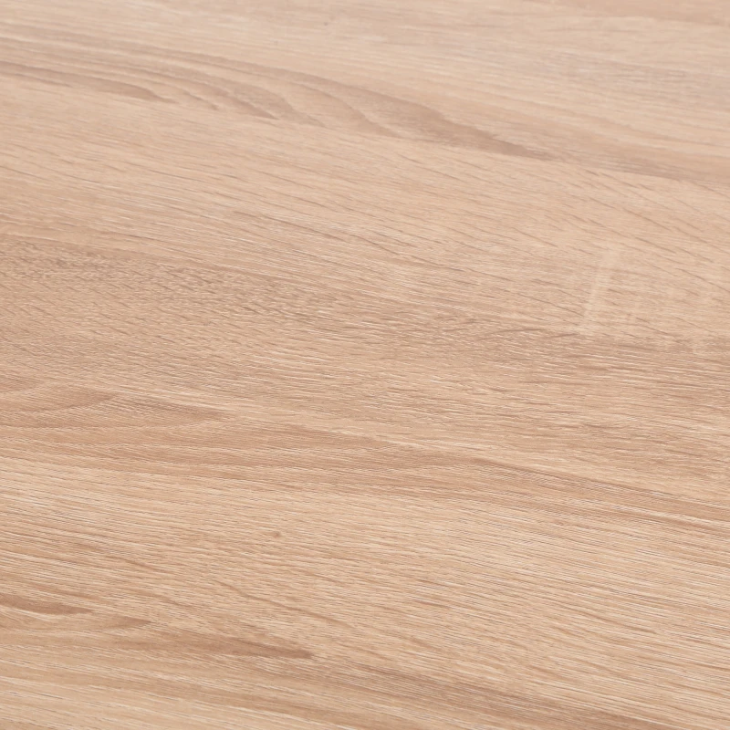 HOMCOM bureau, computertafel, bureautafel, werktafel, pc-tafel, veelzijdig inzetbaar met zes opbergvakken, lade, breed tafelblad voor studeerkamer, kantoor en woonkamer naturel 100 x 55 x 81,5 cm