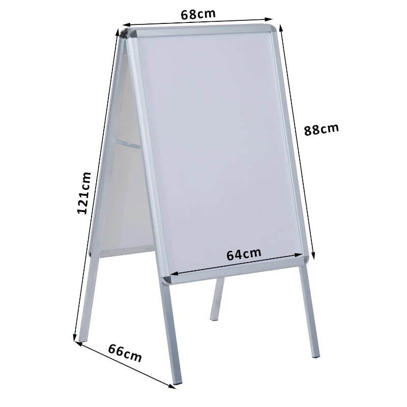 HOMCOM® posterstandaard klantenstopper reclamedisplay A1