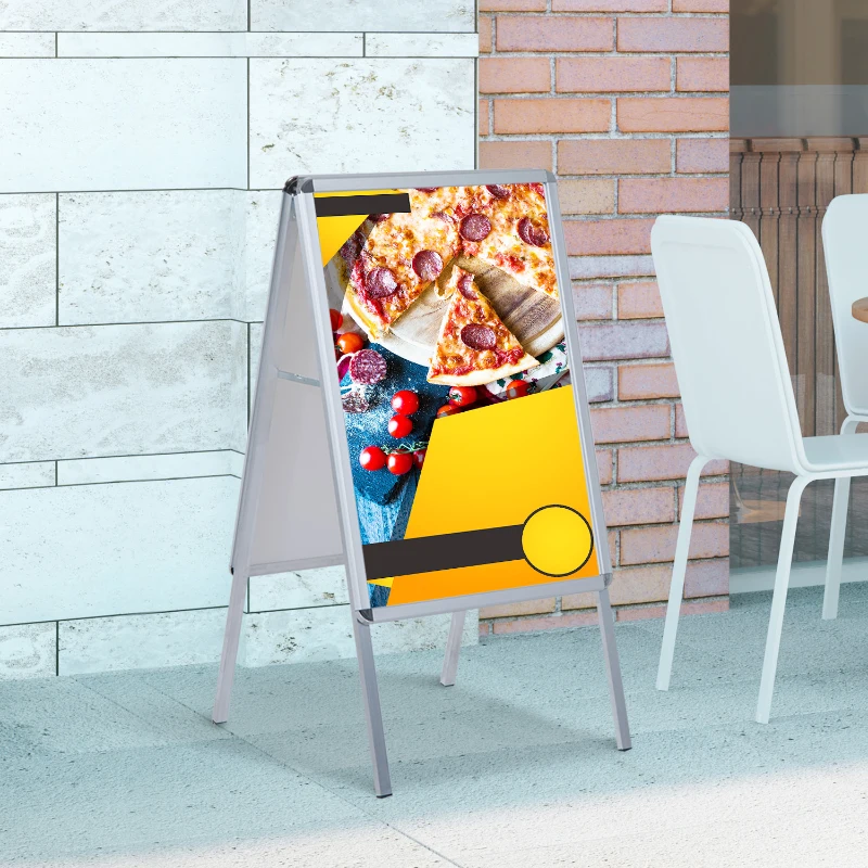 HOMCOM® posterstandaard klantenstopper reclamedisplay A1