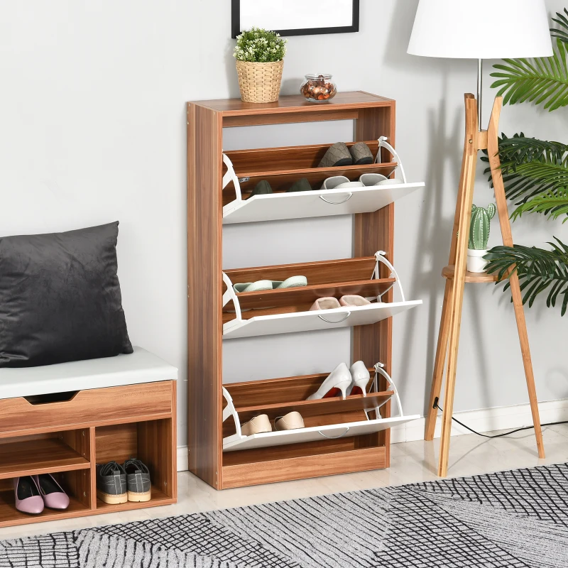 Schoenenkast schoenenrek schoenenbank met 3 niveaus modern minimalistisch design