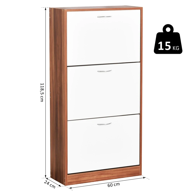 Schoenenkast schoenenrek schoenenbank met 3 niveaus modern minimalistisch design