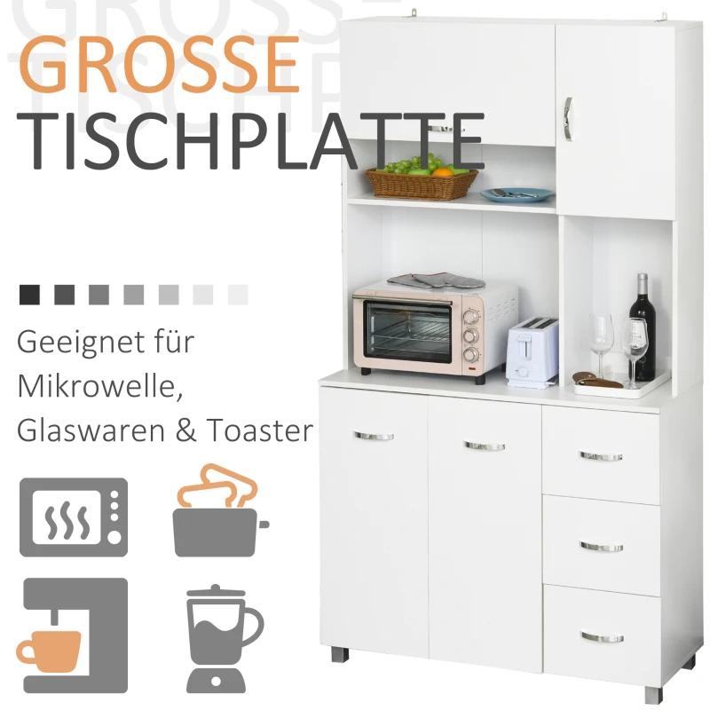 HOMCOM keukenkast opbergkast