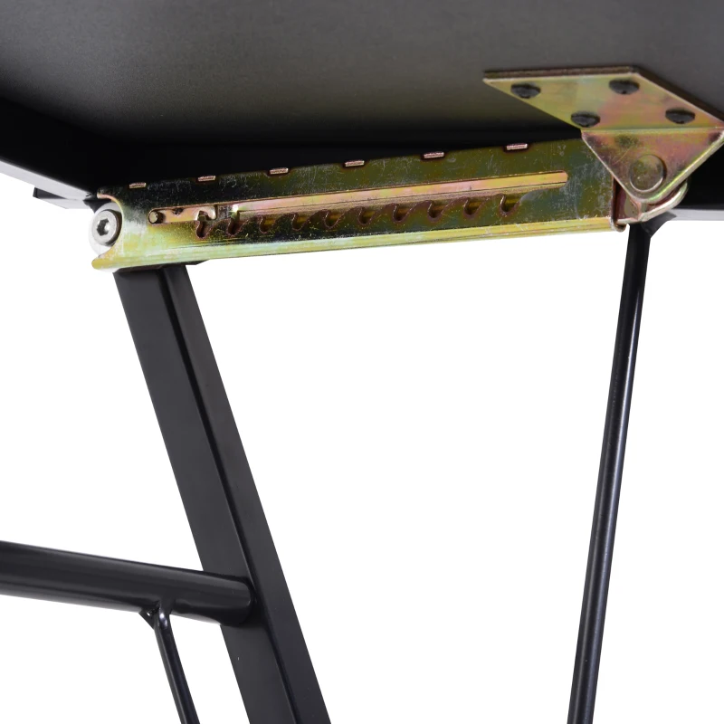 Vinsetto Adjustable Laptop Tilt  Stand Writing Desk Workstation w/ Stopper Black Table