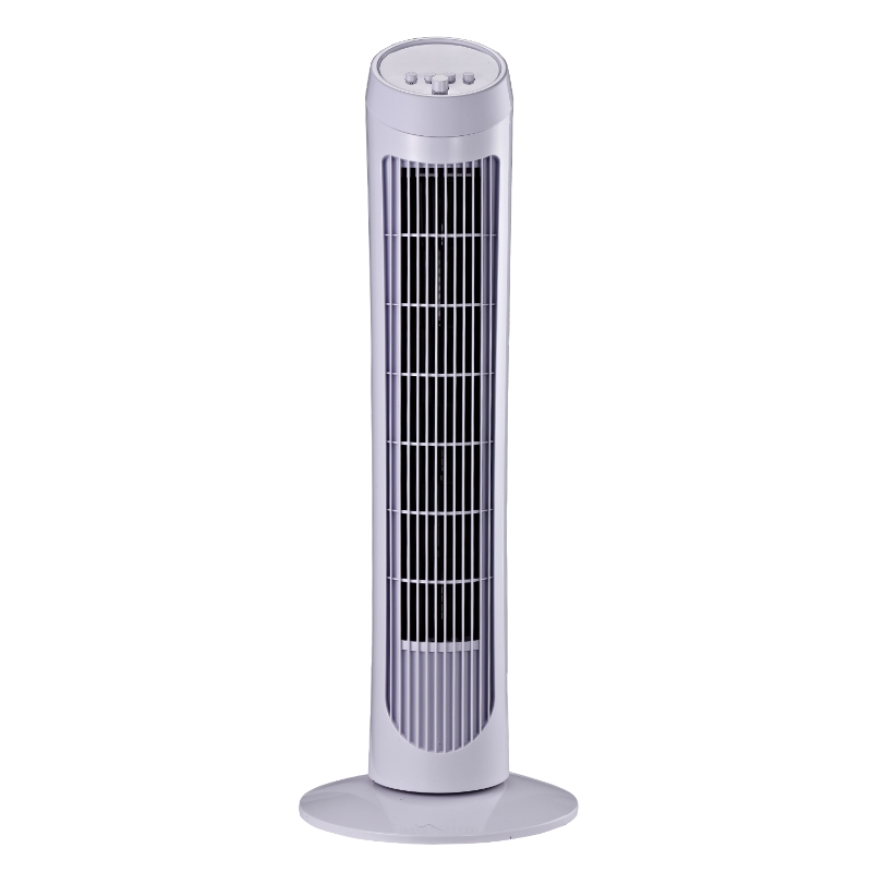 HOMCOM Fan Tower, φ27x75H cm-White
