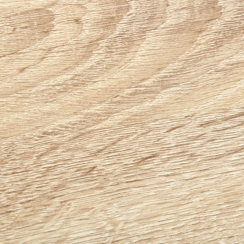 HOMCOM bureau boekenkast computer tafel bureau tafel met planken grote opbergruimte spaanplaat metaal eiken + wit 115 x 55 x 75 cm