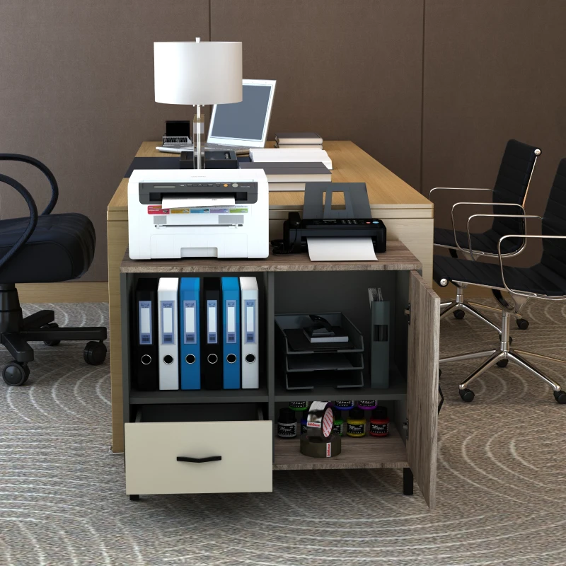 HOMCOM MDF 4-Compartment Sideboard Cabinet