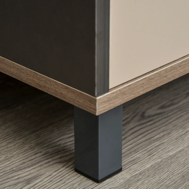 HOMCOM MDF 4-Compartment Sideboard Cabinet