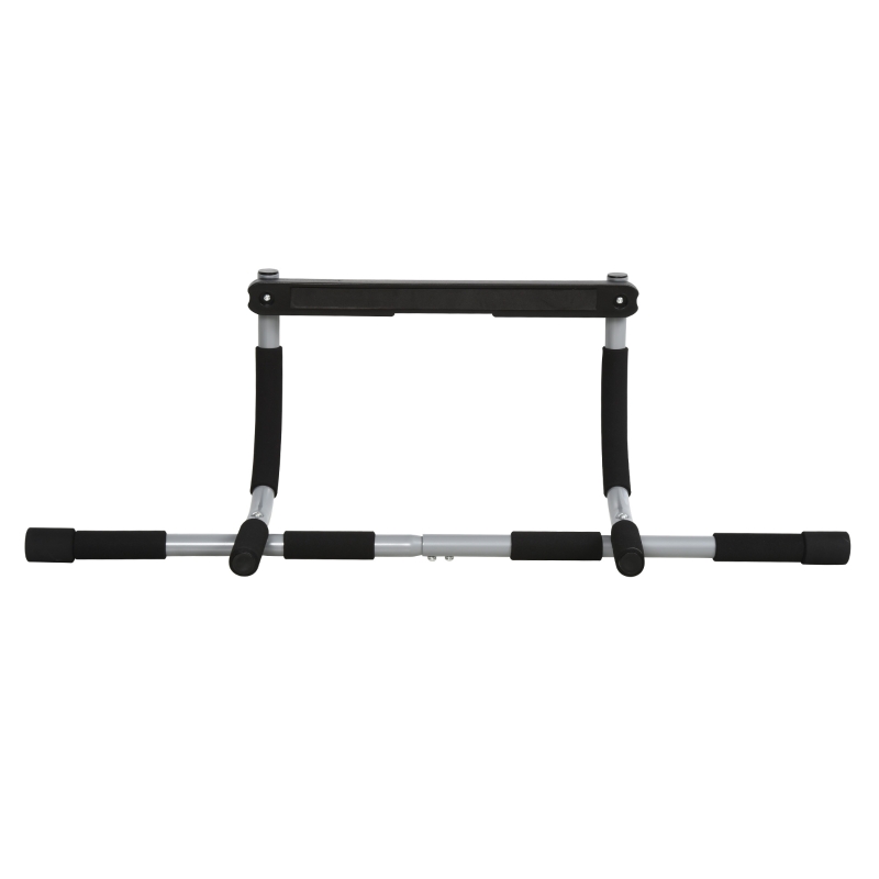 HOMCOM Pull-Up Bar for Doorway Home Fitness, Door Horizontal Bar for Indoor Gym Upper Body Workout, Black