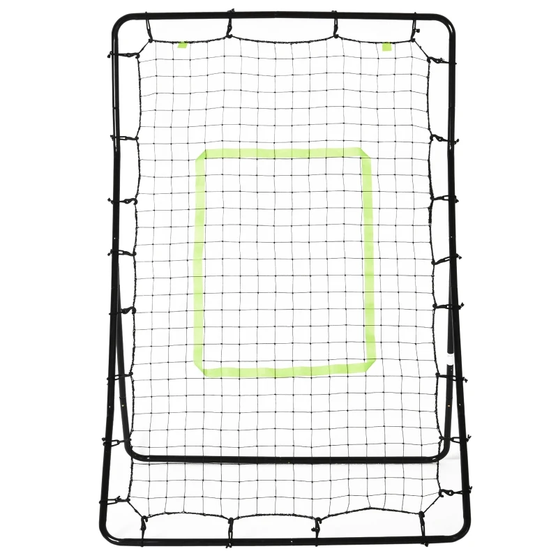 HOMCOM Tall PE Rebounder Net for Sports Target Training 90x80x140cm Black