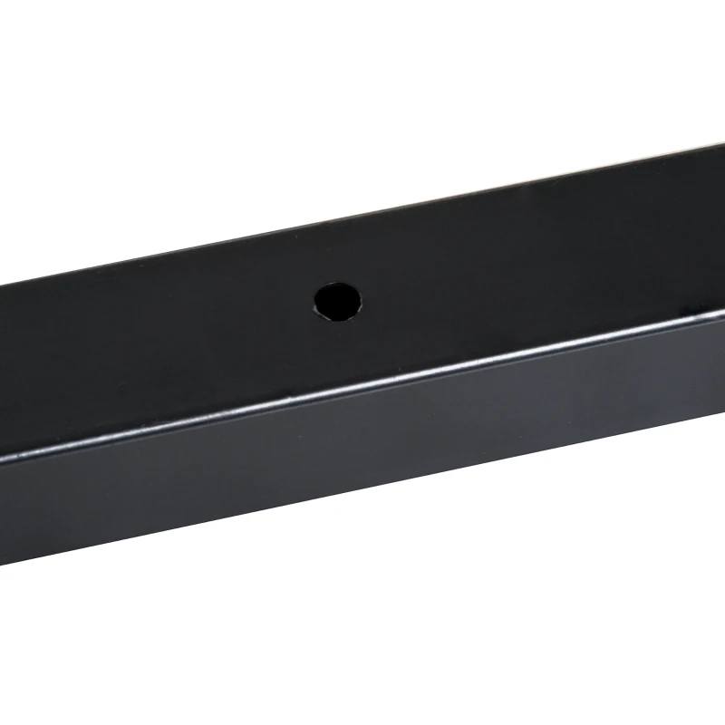 HOMCOM Bike Parking Rack, 70.5Lx33Wx27H cm, Steel-Black