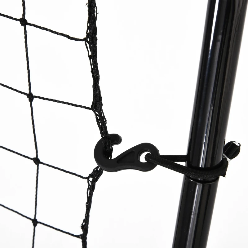 HOMCOM Tall PE Rebounder Net for Sports Target Training 90x80x140cm Black