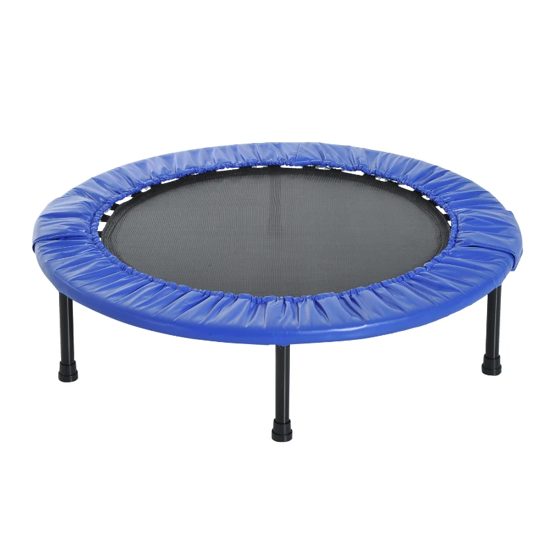 HOMCOM 3.2ft 96.5 cm Mini Trampoline-Black/Blue