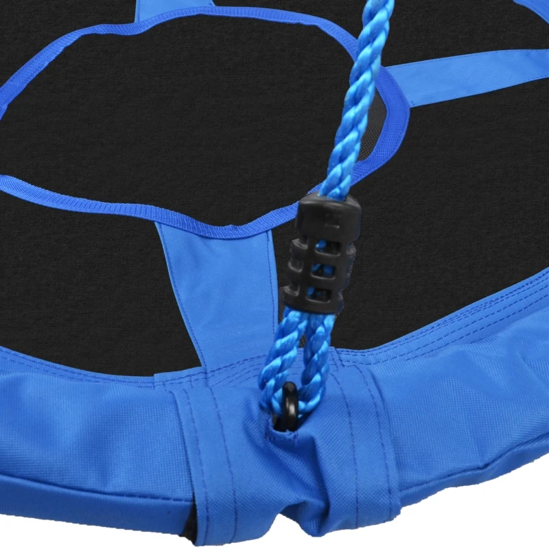 HOMCOM Kids Round Tree Swing ø100cm - Blue