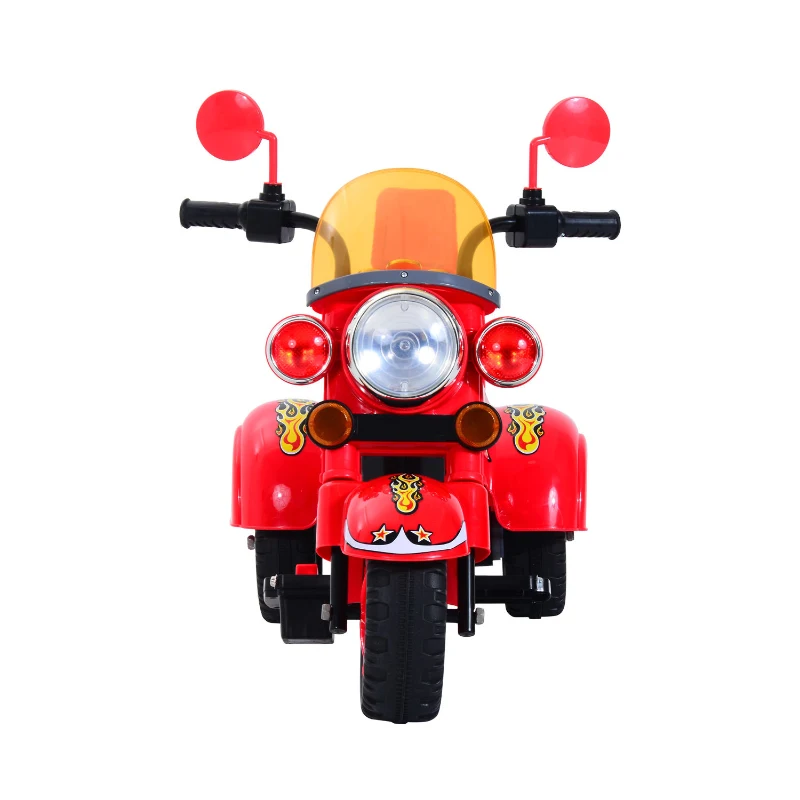 HOMCOM Kids Ride On Kids Electric Motorcycle, 6V-Red