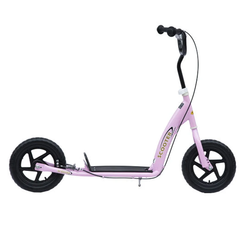 HOMCOM 12" Tyres Scooter-Pink