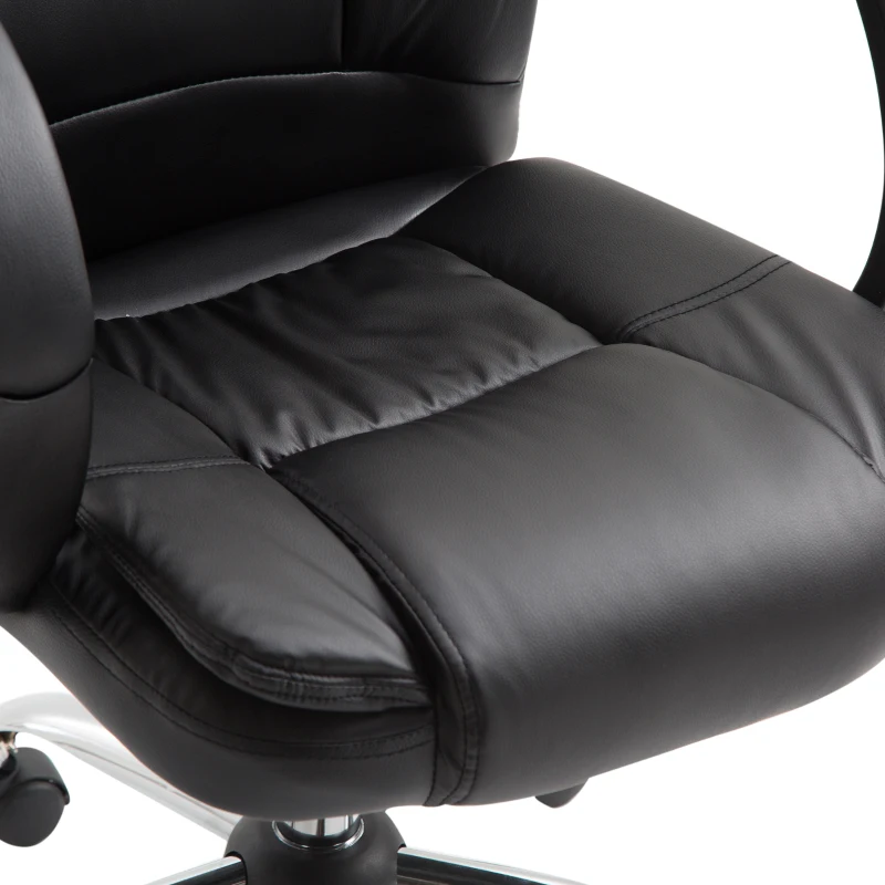 Vinsetto High Back Executive Office Chair, 360° Swivel, PU Leather-Black